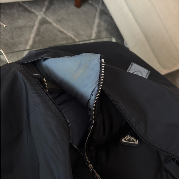 Prada Black Cropped Puffer Jacket - Picture 8 of 9